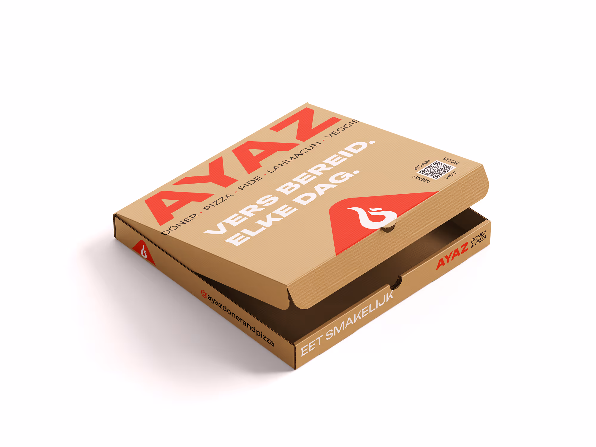 Pizza-Karton Design von AYAZ Döner & Pizza