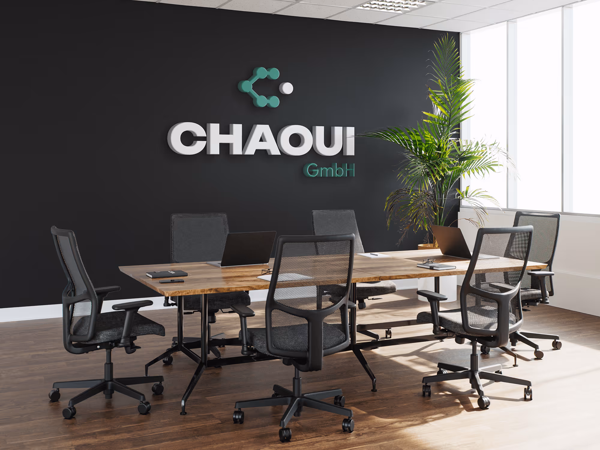 Corporate Identity und Website für CHAOUI GmbH